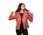 JL-01-153 Jumbo Leather WoMen Jacket Jacket#leatherjacket #leather #fashion #casualwear #womenfashion #bikerjacket#style#fashionwear#dow