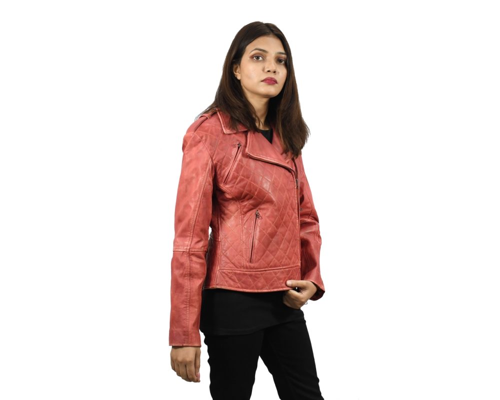 JL-01-153 Jumbo Leather WoMen Jacket Jacket#leatherjacket #leather #fashion #casualwear #womenfashion #bikerjacket#style#fashionwear#dow (4)