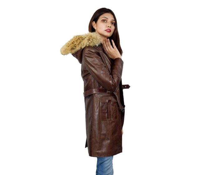 JL-011-159 Jumbo Leather Fashion WoMen Coat #leatherjacket #leather #fashion #jacket #leatherpants #leatherjackets #leatherfashion (1)