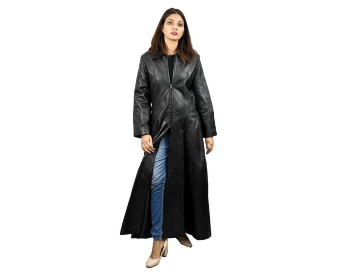 JL-013-161 Jumbo Leather Fashion WoMen Coat #leatherjacket #leather #fashion #jacket #leatherpants #leatherjackets #leatherfashion (7)