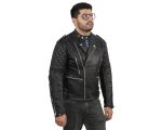 JL-015-30 Jumbo Leather MotorBike Jacket #wintercollection #winterfashion #winterclothing #puff #pufferjacket #motorbikejacket #moto (1)