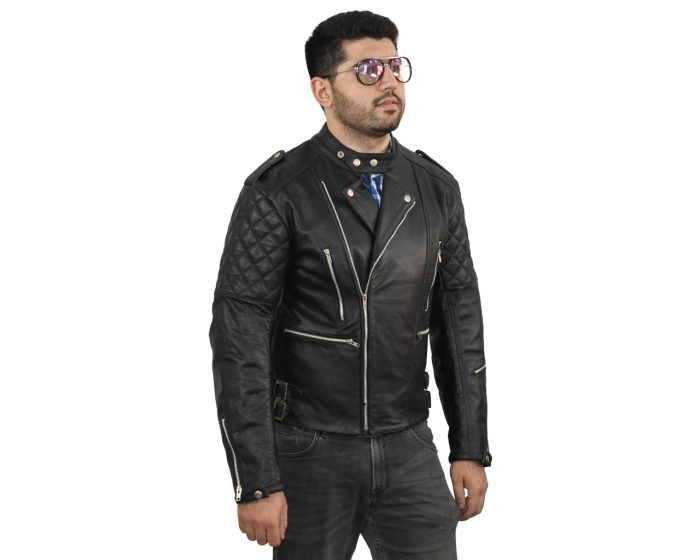 JL-015-30 Jumbo Leather MotorBike Jacket #wintercollection #winterfashion #winterclothing #puff #pufferjacket #motorbikejacket #moto (1)