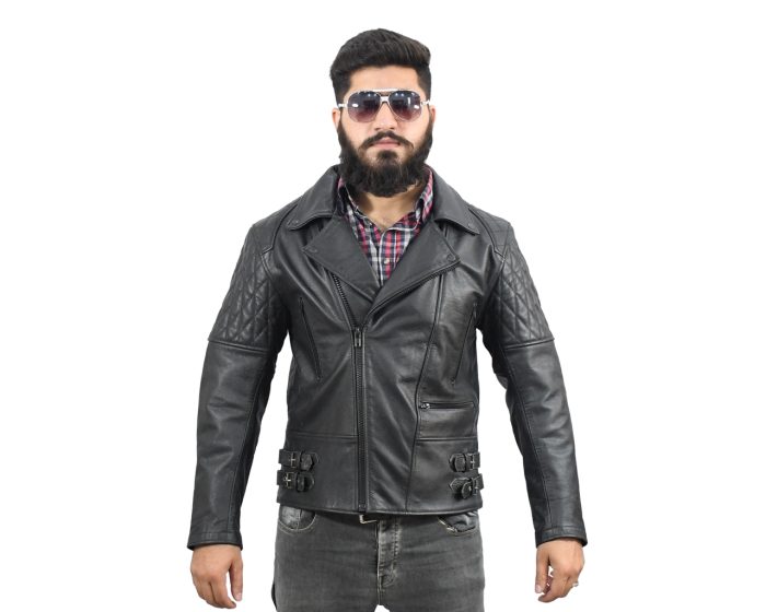 JL-028-43 Jumbo Leather MotorBike Jacket #wintercollection #winterfashion #winterclothing #puff #pufferjacket #motorbikejacket #moto (1)