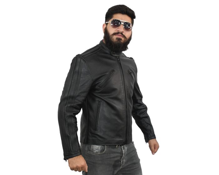 JL-029-44 Jumbo Leather MotorBike Jacket #wintercollection #winterfashion #winterclothing #puff #pufferjacket #motorbikejacket #moto (1)