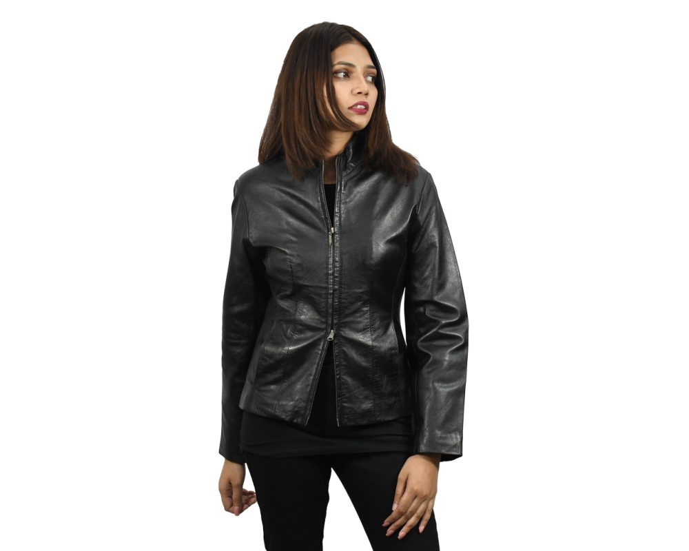 JL-04-155 Jumbo Leather WoMen Jacket Jacket#leatherjacket #leather #fashion #casualwear #womenfashion #bikerjacket#style#fashionwear#dow (6)