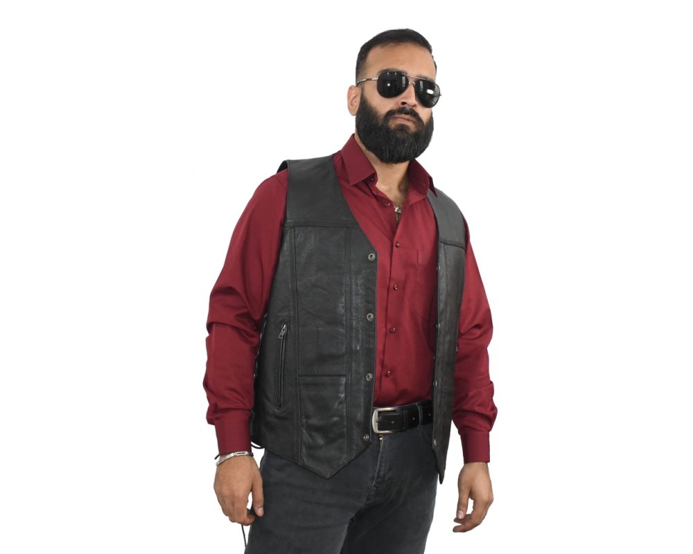 JL-2612-205 Jumbo Leather WaistCoat (2)