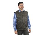 JL-680-203 Antique Jumbo Leather WaistCoat (1)