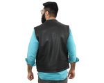 JL-680-203 Black Jumbo Leather WaistCoat (4)