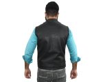 JL-680-203 Black Jumbo Leather WaistCoat (7)