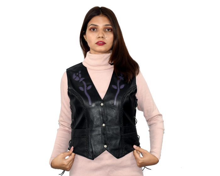 JL-KVL-208 Jumbo Leather Fashion WoMen WaistCoat (6)