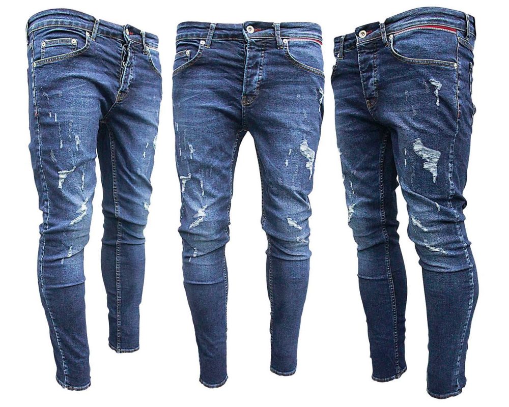 JL-6001 Denim Jeans For Men Jumbo Leathers (2)