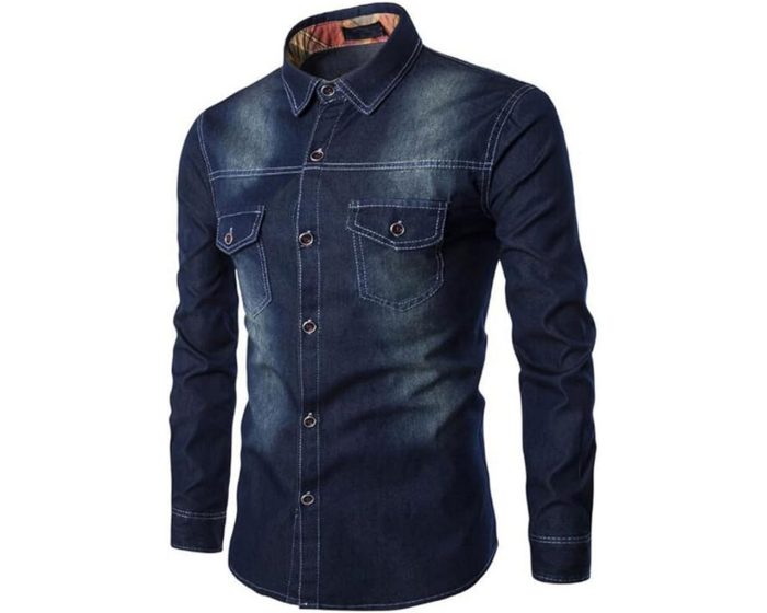 JL-6161-2 Denim Shirt Jumbo Leathers #wintercollection #winterfashion #winterclothing #Denim#motorcycle #fashion #jeans