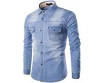 JL-6161-3 Denim Shirt Jumbo Leathers #wintercollection #winterfashion #winterclothing #Denim#motorcycle #fashion #jeans