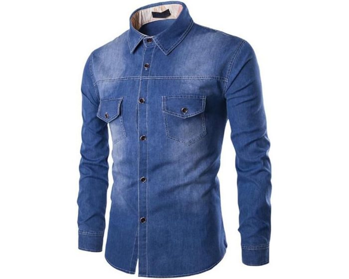 JL-6161 Denim Shirt Jumbo Leathers #wintercollection #winterfashion #winterclothing #Denim#motorcycle #fashion #jeans